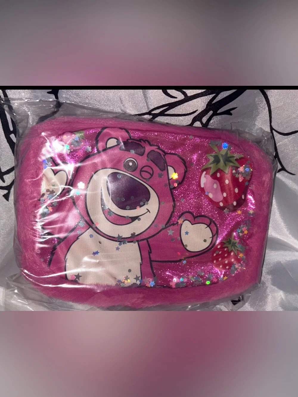 Toy Story’s Lotso Disney Pixar Pencil Case/Storage Case. NWT